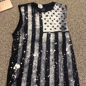 Black American Flag “cut off”